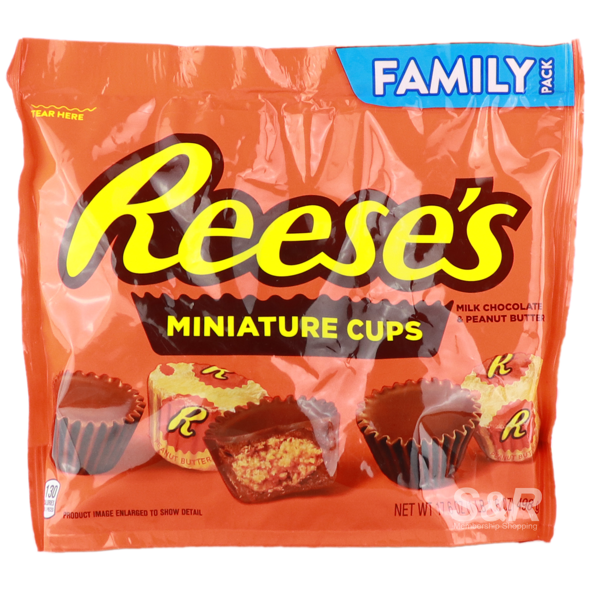 Reese's Miniature Cups Chocolate Family Pack 498g